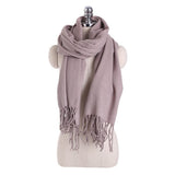 Lavender Lilac Cashmere Blend Scarf 200x70 cm