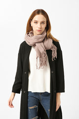 Lavender Lilac Cashmere Blend Scarf 200x70 cm