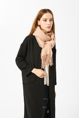 Pink Cashmere Blend Scarf 200x70 cm
