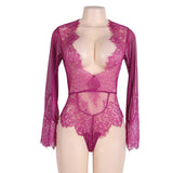 LILY Long Sleeve Lace Bodysuit