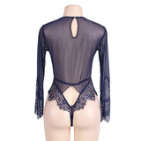 LILY Long Sleeve Lace Bodysuit