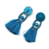 Boho Fringe Tassel Earrings - 9 colors