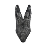 MARIANNE Black Lace Bodysuit