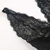 MARIANNE Black Lace Bodysuit