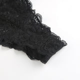 MARIANNE Black Lace Bodysuit