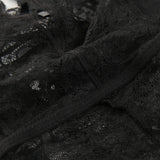 MARIANNE Black Lace Bodysuit