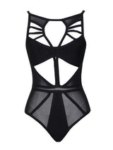 FRANCESCA Mesh Bandage Black Bikini