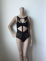 FRANCESCA Mesh Bandage Black Bikini