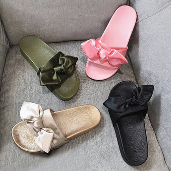 Summer Bow Tie Slippers