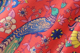 BIANCA Boho Red Blouse Shirt