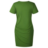 Perfect Fit Ruched Casual Dress