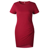 Perfect Fit Ruched Casual Dress