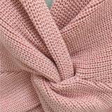 Criss Cross Sweater - Pink