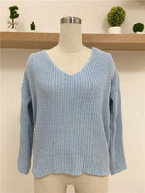Criss Cross Sweater - Blue