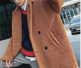 Men's Camel Teddy Coat