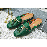 Slip On Tassel Loafer Mules - 3 Colors Women