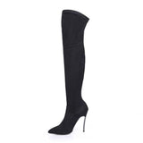 Sylvia Over-The-Knee Thigh High Boots Black / 5