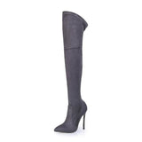 Sylvia Over-The-Knee Thigh High Boots Gray / 5