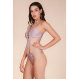 Vera Bandage Buckle Bodysuit Bikini